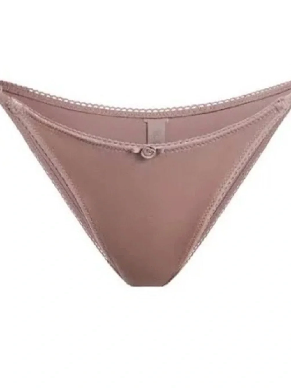 SKIMS Velvet Triangle Tie Bikini Top and Side-Tie Bottoms